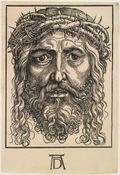 La cabeza de Cristo coronado de espinas de Hans Sebald Beham