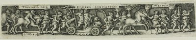 Procesión triunfal de las nobles mujeres gloriosas de Hans Sebald Beham