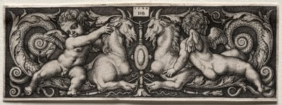 Dos genios, 1544 de Hans Sebald Beham