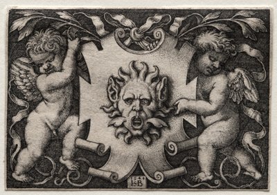 Vignette au Mascaron, 1544 de Hans Sebald Beham
