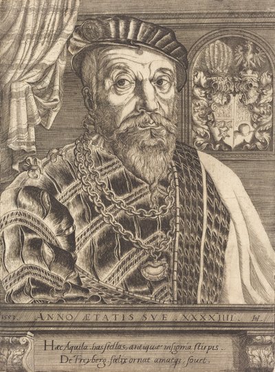 Pancraz von Freyberg Hohenschau, 1553 de Hans Sebald Lautensack