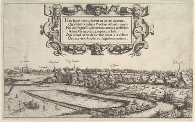 Vista de Núremberg desde el oeste, 1552 de Hans Sebald Lautensack