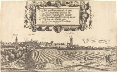 Vista de Núremberg desde el Oeste [sección derecha], 1552 de Hans Sebald Lautensack