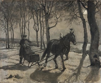 El paseo en trineo a Fussingø de Hans Smidth
