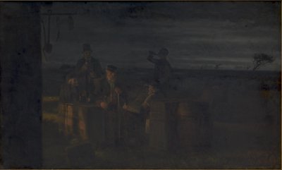 Habitantes de Jutlandia Occidental fuera del comerciante de Hans Smidth