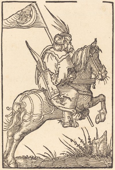 Un Jinete Turco de Hans Springinklee