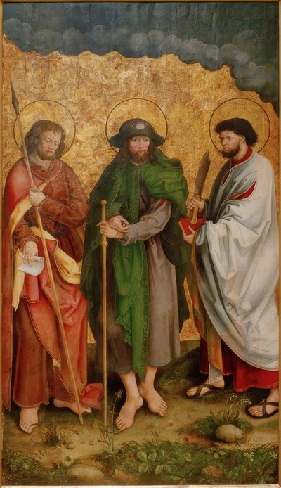 Tres apóstoles de Hans Strüb