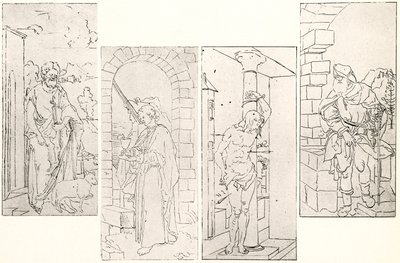 San Juan Bautista y San Juan Evangelista, así como San Sebastián y San Roque de Hans Suess Kulmbach