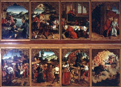 Políptico: La vida de Cristo de Hans Suess Kulmbach