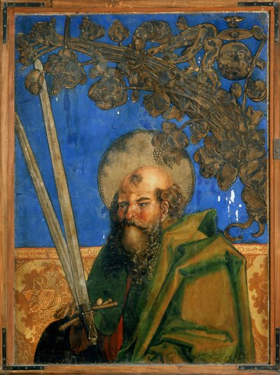 San Pablo, detalle de Historias de San Pedro y San Pablo de Hans Suess Kulmbach