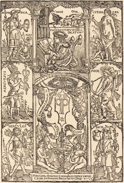 Celtas Rodeados por Dioses Griegos y Romanos de Hans Süss von Kulmbach