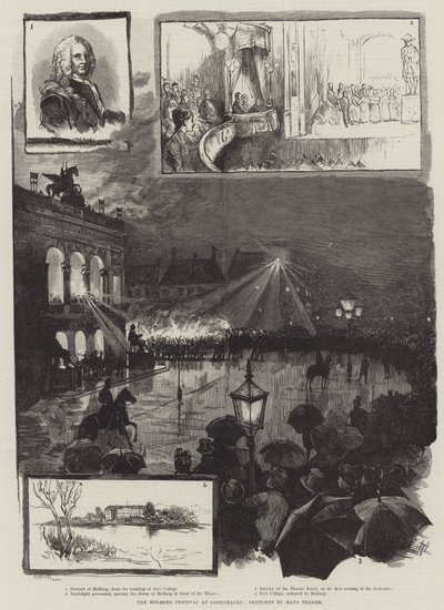 El Festival Holberg en Copenhague de Hans Tegner