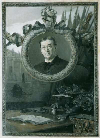 El actor Adolf von Sonnenthal de Hans Temple