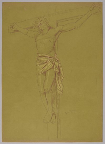 Cristo en la cruz de Hans Thoma