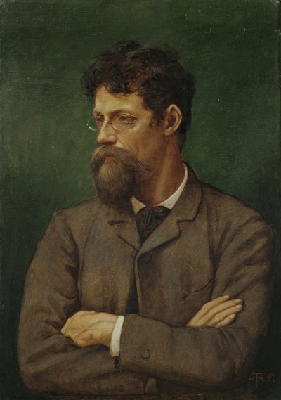 Allí Albert Lang pinta de Hans Thoma