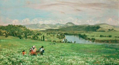 El Rin cerca de Säckingen de Hans Thoma