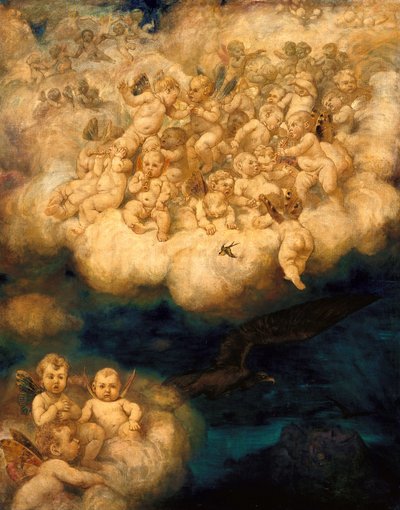 Nube de ángel de Hans Thoma