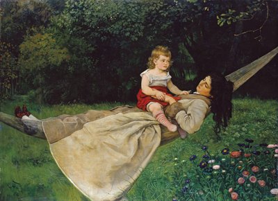 En la hamaca de Hans Thoma