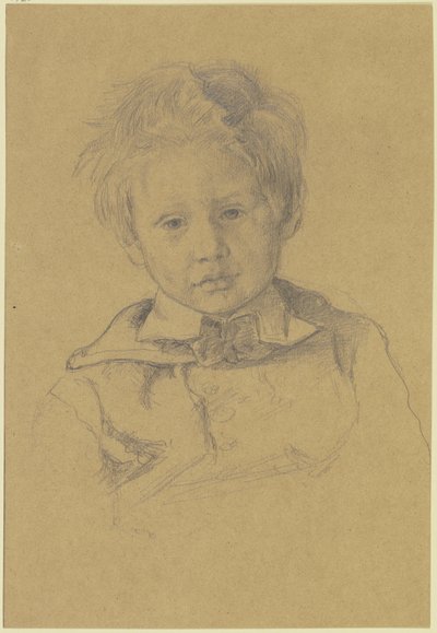 Retrato infantil del hijo de Victor Müller de Hans Thoma