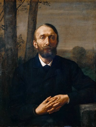Retrato de Konrad Fiedler, 1841-1895 de Hans Thoma