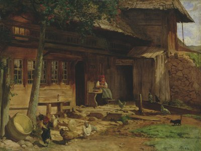 El Hogar Parental en Bernau de Hans Thoma