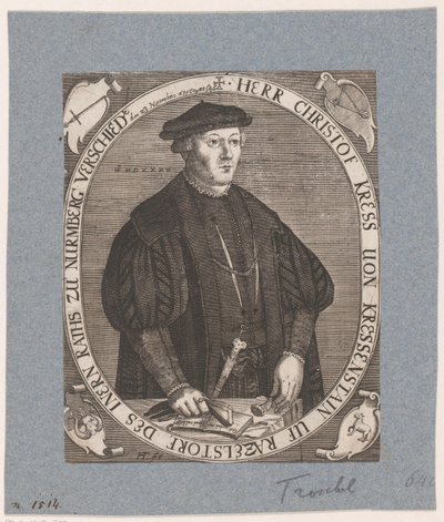 Retrato de Christoph II Kreß von Kressenstein de Hans Troschel