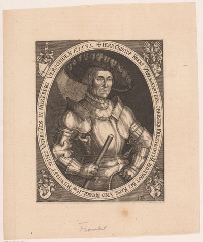 Retrato de Christoph I Kress von Kressenstein de Hans Troschel