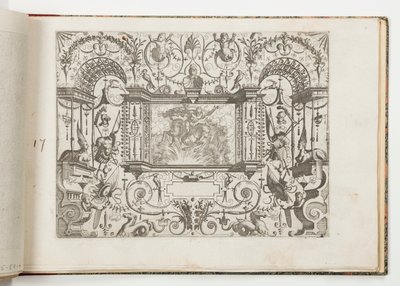 Placa 17, de Grotteßco en diverßche manieren (Varios Grotescos) de Hans Vredeman de Vries