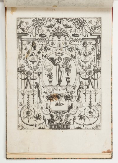 Placa 28, de Grotteßco: en diversas maneras de Hans Vredeman de Vries