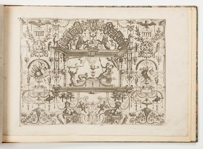 Placa, de Grotteßco: en diverßche maneras de Hans Vredeman de Vries