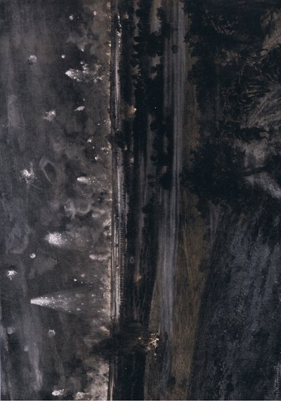 La tercera batalla de Champaña: Bombardeo de artillería al oeste de los Argonnes, septiembre de 1915, ilustración de Hindenburg publicada por Daterlandischer Derlag C U Weller Berlin de Hans W. Schmidt