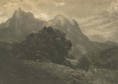 Camera Work: Mountain Landscape de Hans Watzek