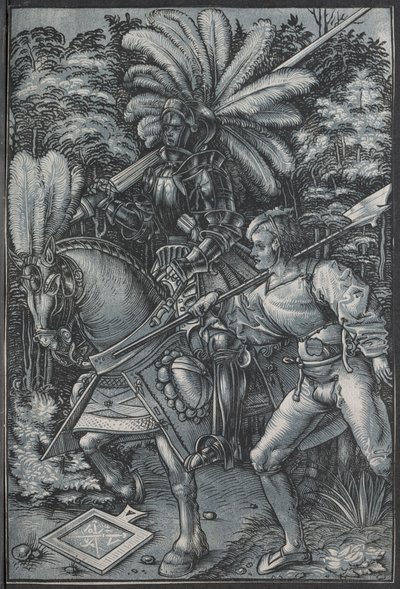 El caballero y el lansquenete de Hans Wechtlin