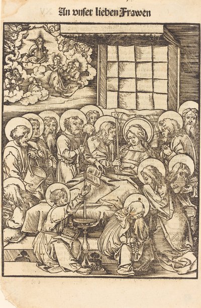 La Muerte de la Virgen de Hans Wechtlin I