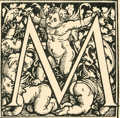 M - Un Alfabeto por Hans Weiditz de Hans Weiditz