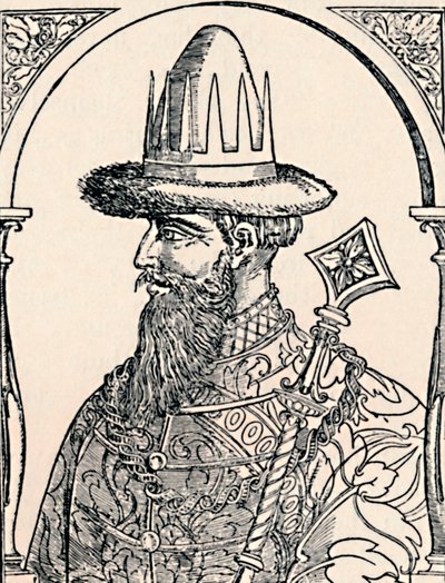 El Zar Iván el Terrible, 1590, 1903 de Hans Wengel