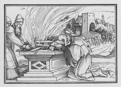 Acaz reina muy malvadamente, 2 Reyes XVI, 12 de Hans after Holbein the Younger