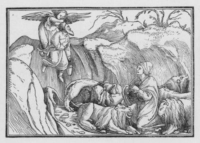 Daniel en el foso de los leones, Bel y el Dragón I, 36 de Hans after Holbein the Younger