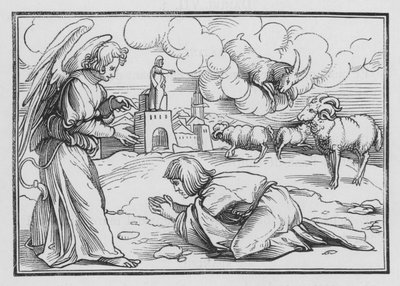 Gabriel consuela a Daniel, Daniel VIII, 17 de Hans after Holbein the Younger