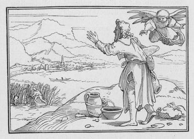 Habacuc se queja de la iniquidad de la tierra, Habacuc I, 2 de Hans after Holbein the Younger