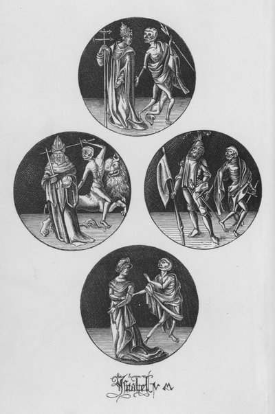 La danza de la muerte de Holbein de Hans after Holbein the Younger