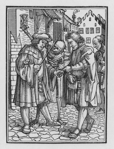 La danza de la muerte: El Abogado de Hans after Holbein the Younger