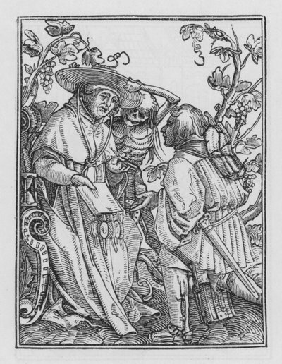 La danza de la muerte: El Cardenal de Hans after Holbein the Younger