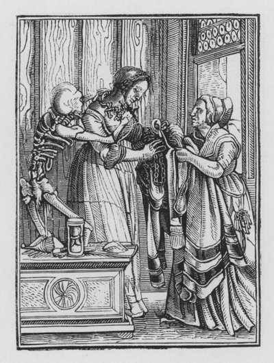 La danza de la muerte: La Condesa de Hans after Holbein the Younger