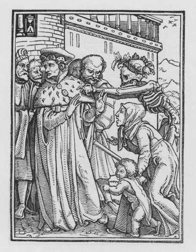 La danza de la muerte: El Duque de Hans after Holbein the Younger