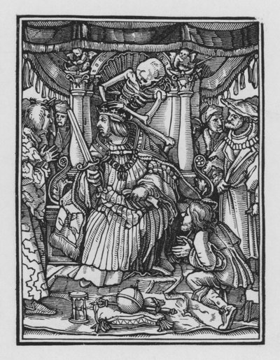 La danza de la muerte: El Emperador de Hans after Holbein the Younger