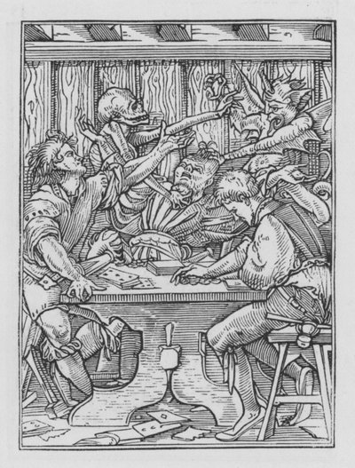La danza de la muerte: Los Jugadores de Hans after Holbein the Younger