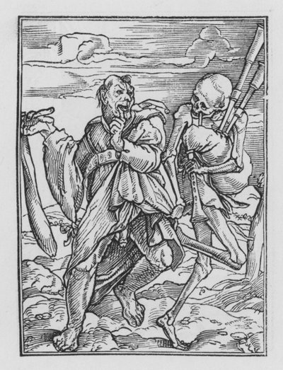 La danza de la muerte: El Idiota de Hans after Holbein the Younger