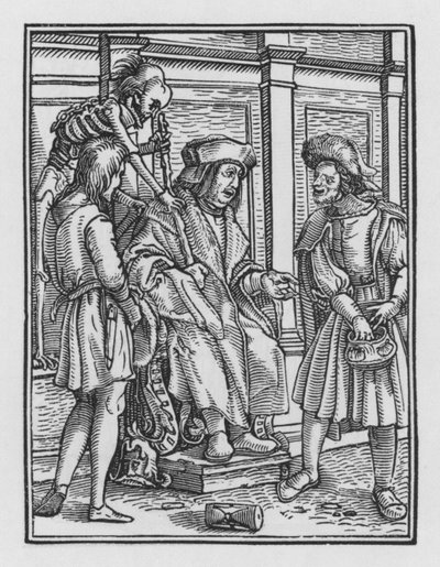 La danza de la muerte: El Juez de Hans after Holbein the Younger
