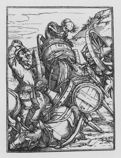 La danza de la muerte: El Carretero de Hans after Holbein the Younger